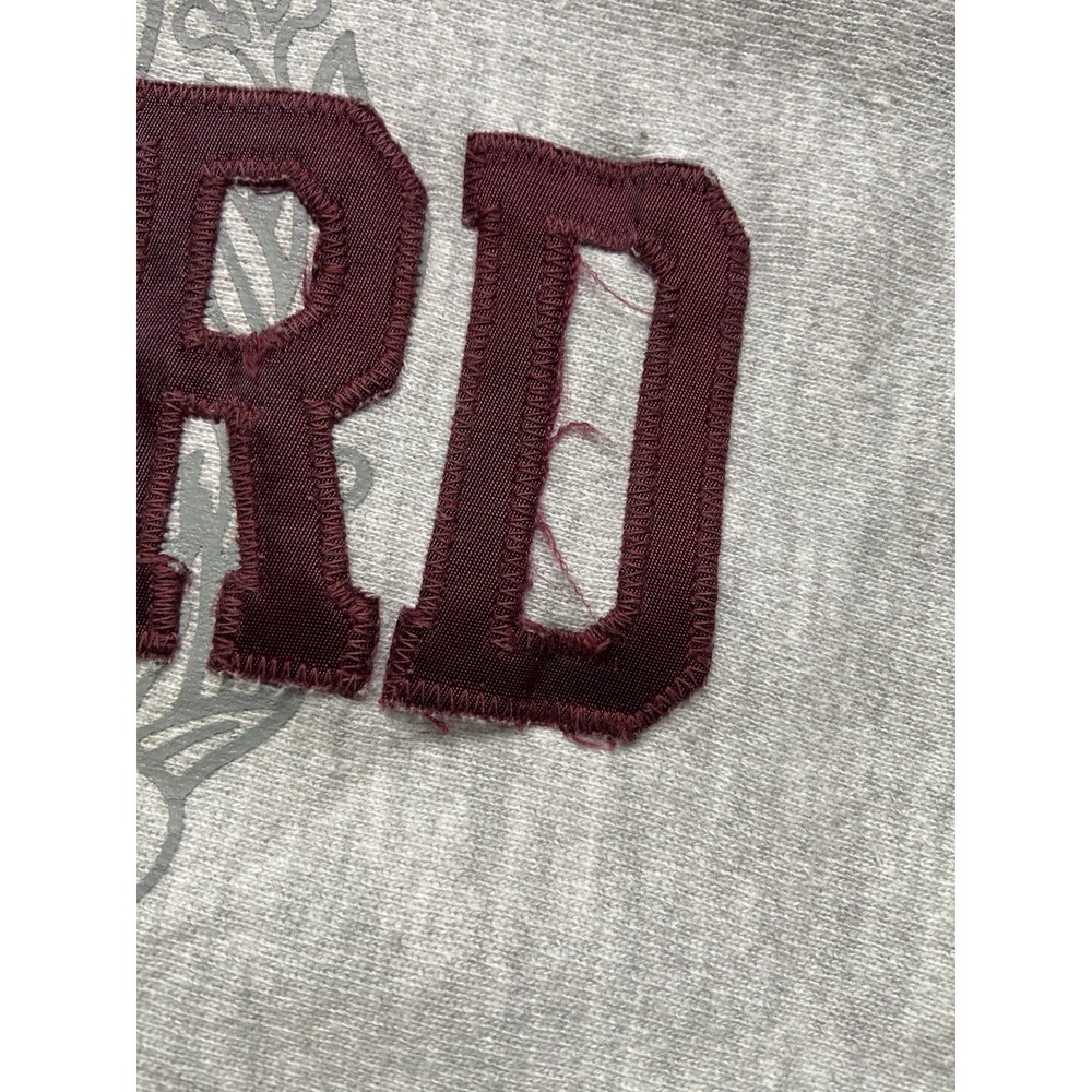 Vintage 90s Champion Reverse Weave Harvard Cut Sweatshirt Size L Gray Ivy League - Picture 9 of 14